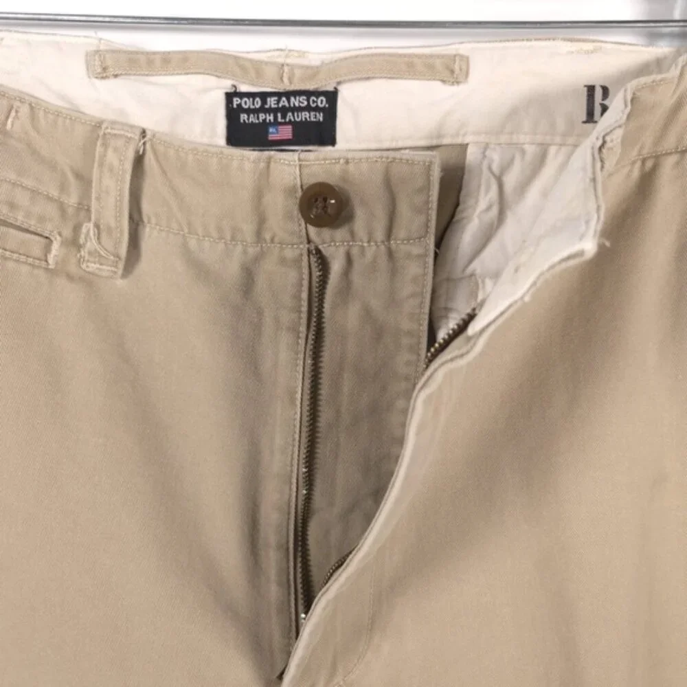 POLO JEANS CO. RALPH LAUREN R.L.67 Chino Pants 100% Cotton VINTAGE Size‎ 36x34